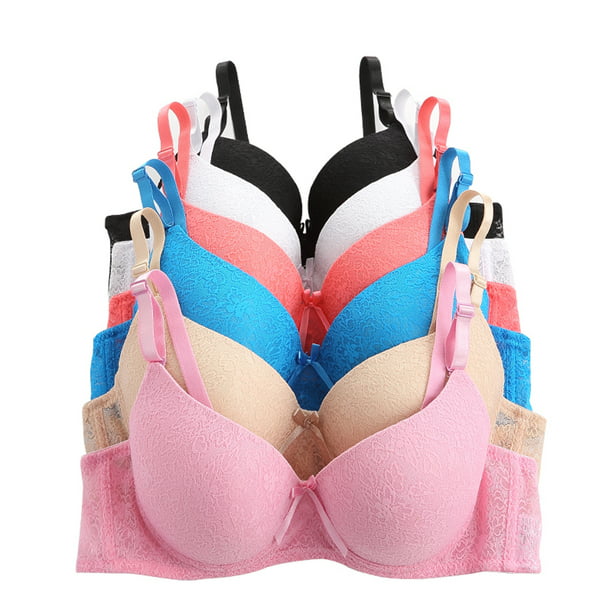 6 Pack Details about   Women's Premium Full Coverage Bra